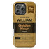 Personalized Morning Fuel Coffee Bean Bag iPhone Case